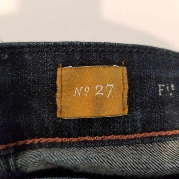 Anthropologie Pilcro Women Flare Leg Jeans Size 27 Navy Blue  Mid Rise - Picture 8 of 10